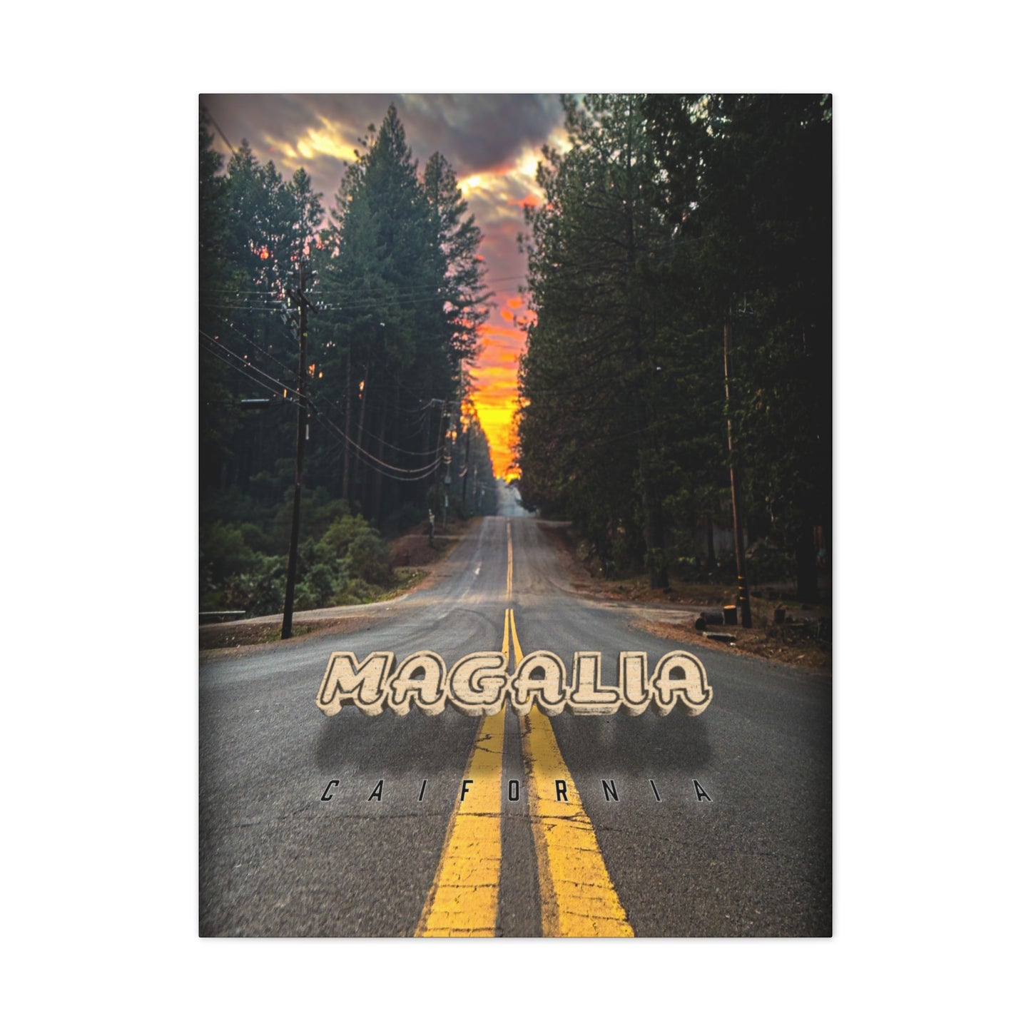 Path to Renewal: Magalia’s Resilient Roads (Canvas)