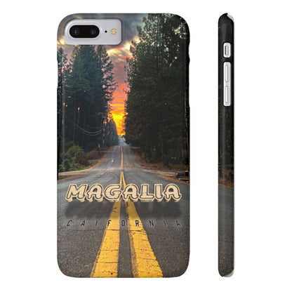 “Magalia Sunset Roadway” Phone Case