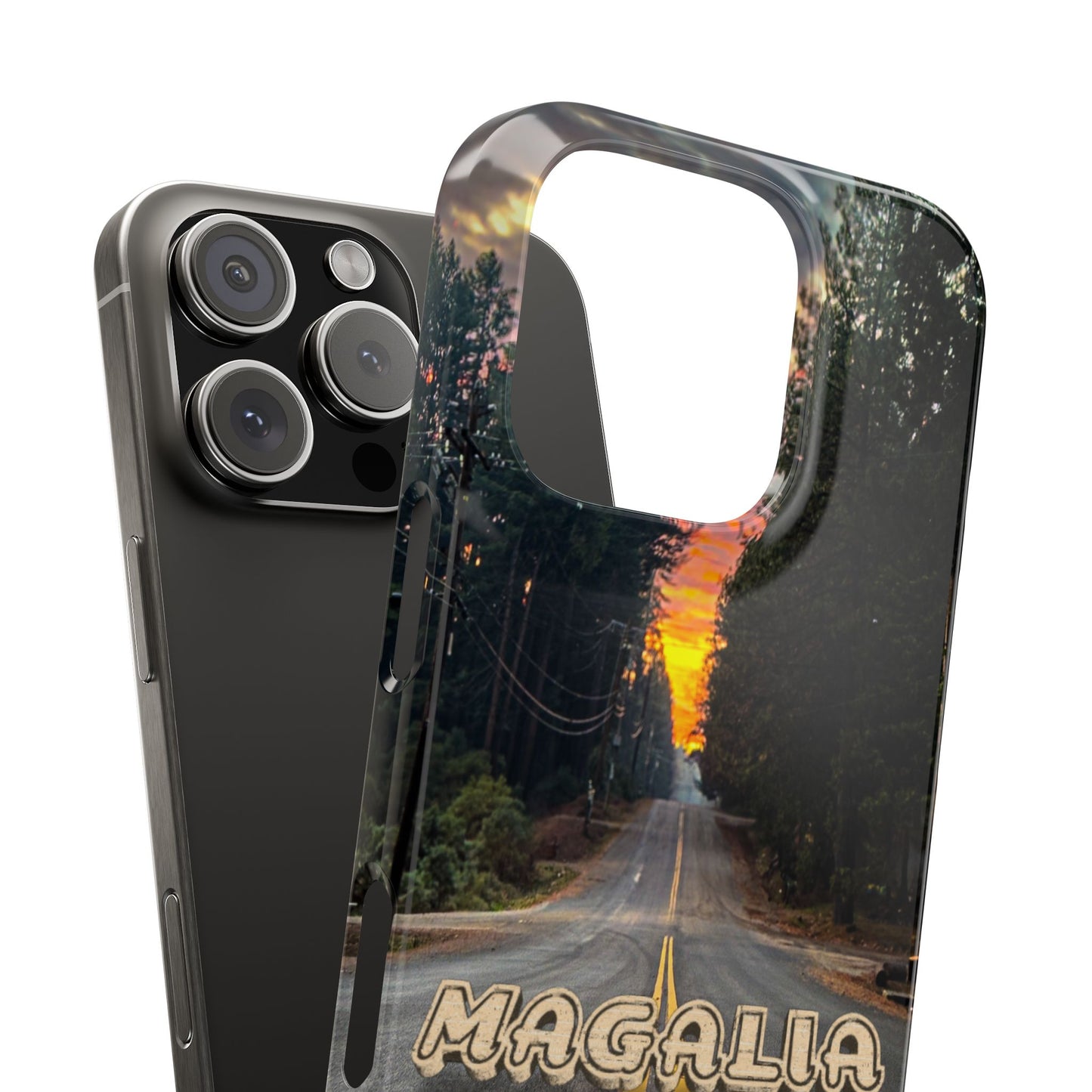 “Magalia Sunset Roadway” Phone Case