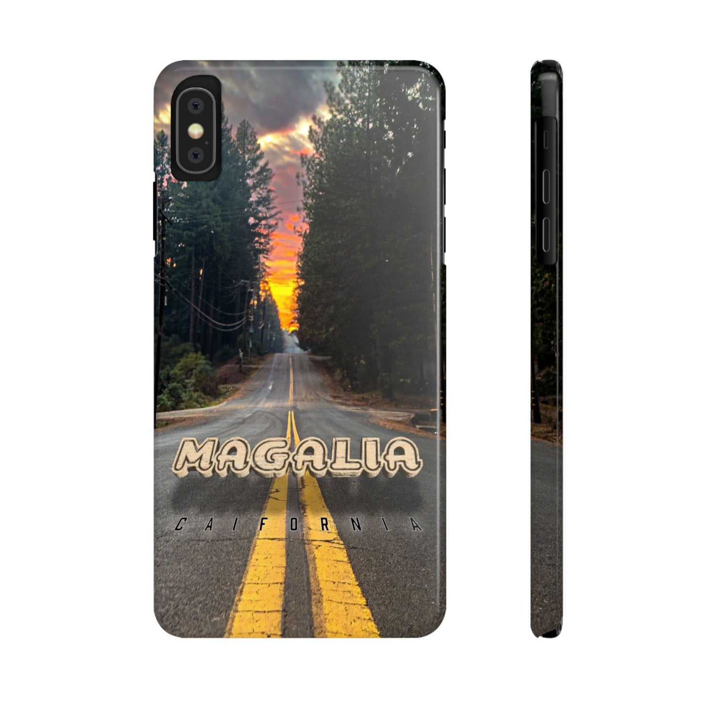 “Magalia Sunset Roadway” Phone Case