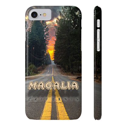 “Magalia Sunset Roadway” Phone Case