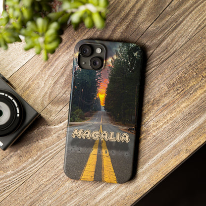 “Magalia Sunset Roadway” Phone Case