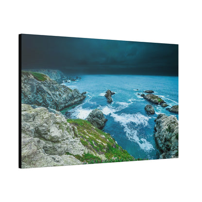 Serene Coastal Landscape Canvas Wall Art