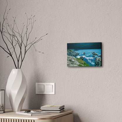 Serene Coastal Landscape Canvas Wall Art