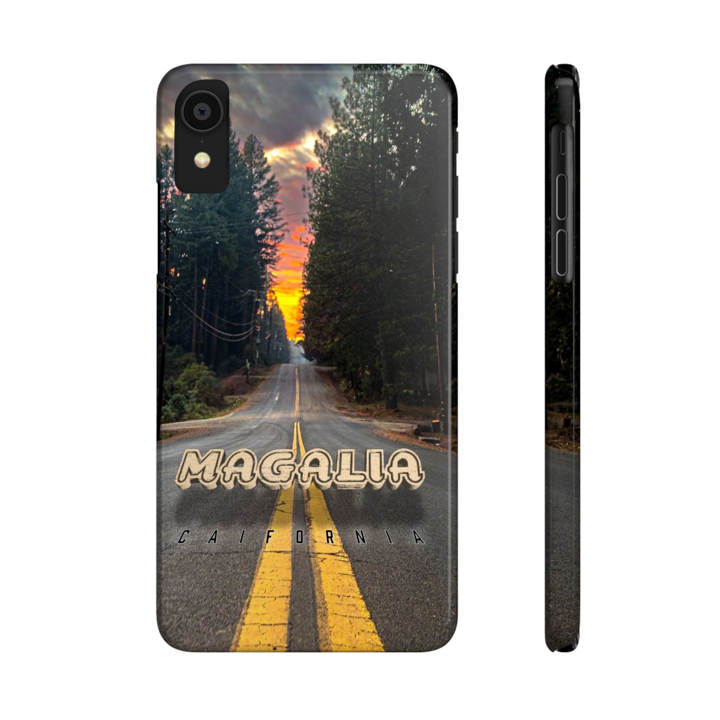 “Magalia Sunset Roadway” Phone Case