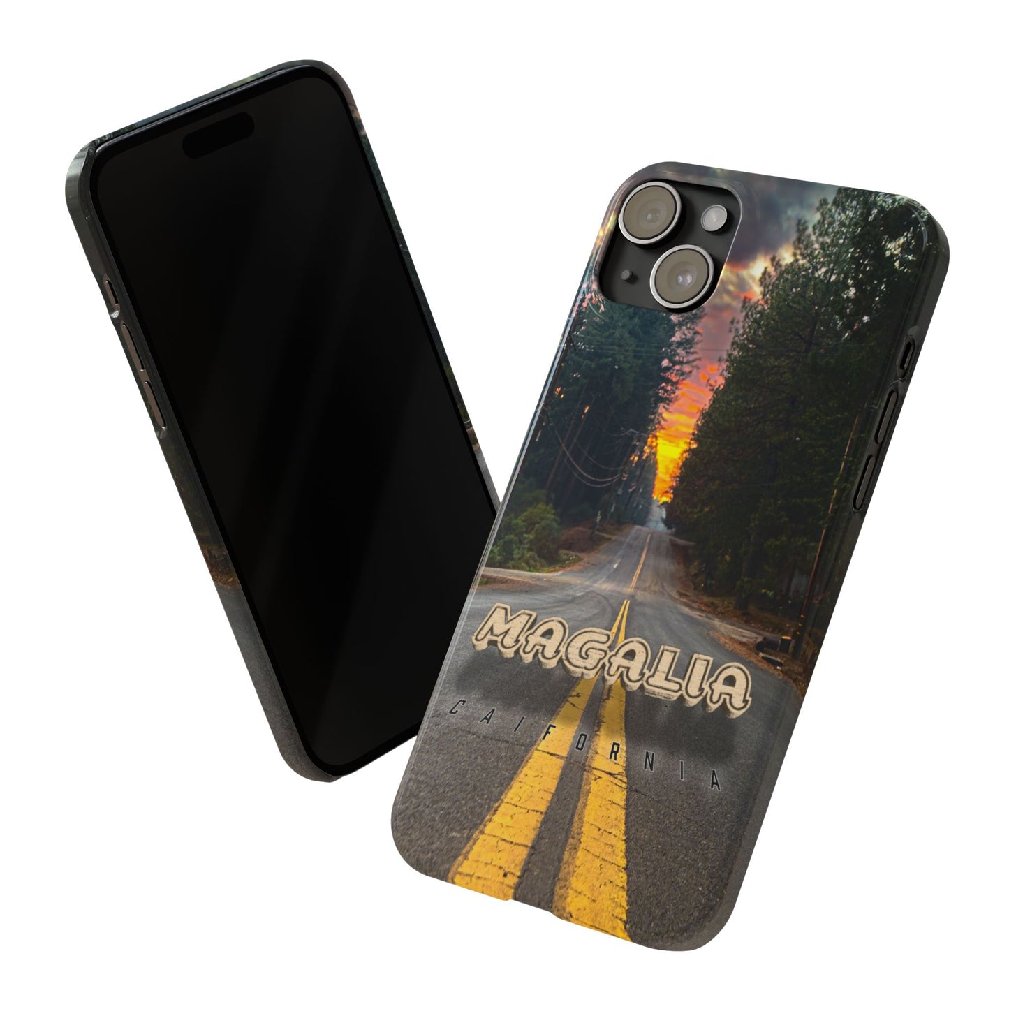 “Magalia Sunset Roadway” Phone Case