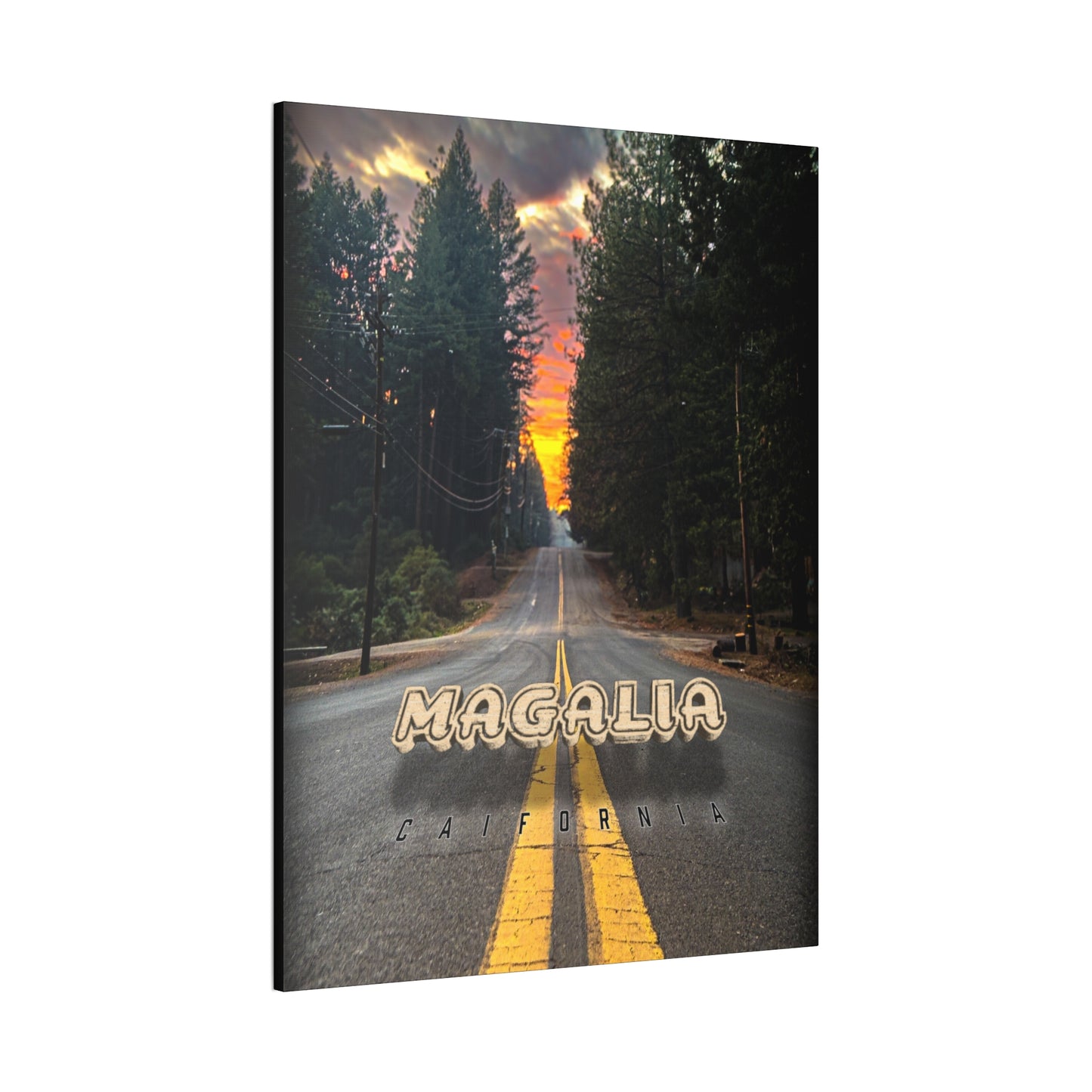 Path to Renewal: Magalia’s Resilient Roads (Canvas)